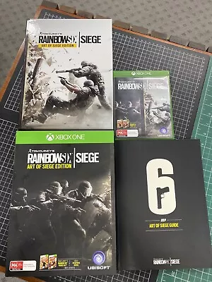 Tom Clancy's RAINBOW SIX SIEGE Art Of Siege Edition XBOX One With Tactical Book • $80