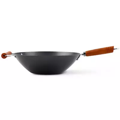 Ken Hom Classic 35cm Non-Stick Carbon Steel Wok • £33