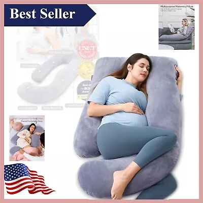 Luxurious U-Shaped Maternity Body Pillow - Premium Support For Expecting Mothers • $89.95