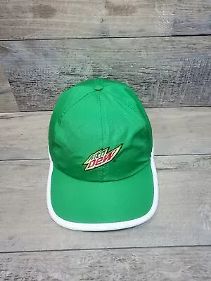 Unbranded Mountain Dew Cap Hat Adjustable StrapBack Adult OSFA Green • $6.97