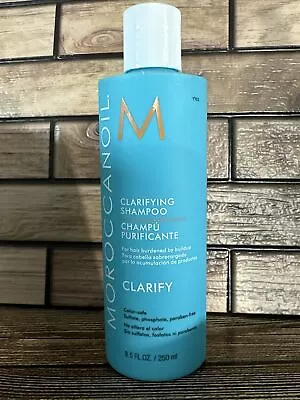 New Moroccanoil Clarifying Shampoo 8.5 Oz / 250 Ml Dull Lifeless Hair • $23.95
