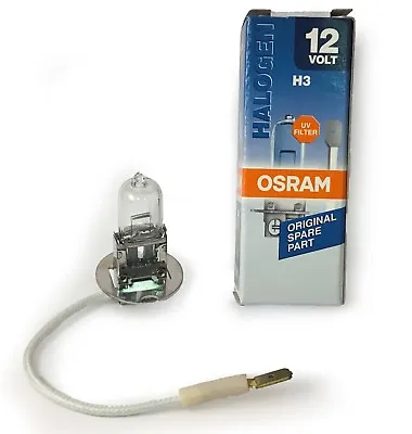 OSRAM H3 12V 55W Original Halogen Headlight Bulbs 64151 Lamp Bulb Clear • $248.74