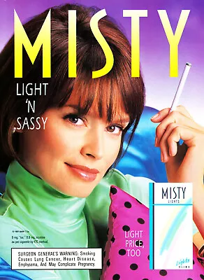 Misty Cigarette Ad #40 Rare 1997 Vintage Out Of Print  • $9.99