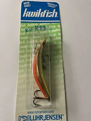 Luhr Jensen Pre Rapala K13 Kwikfish - Gold/Fire Top • $15