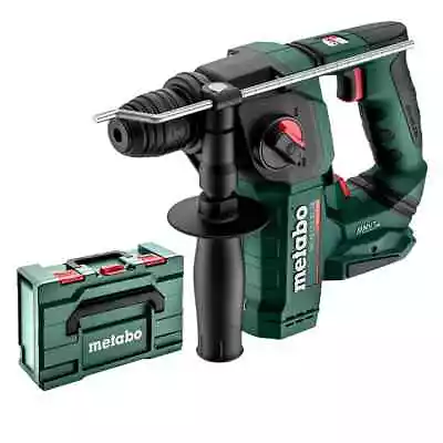 METABO BH 18 LTX BL 16 CORDLESS SDS+ HAMMER DRILL 18V  & 2x 2.0AH BATT & CASE. • £195