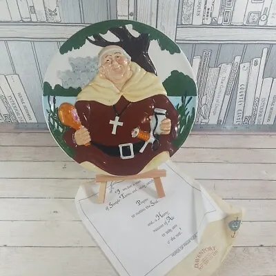 Davenport Pottery Friar Tuck Toby Plate 1986 3725a  • £8.95