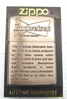 $124.43 • Buy Lighter Model No.  BUDWEISER ZIPPO