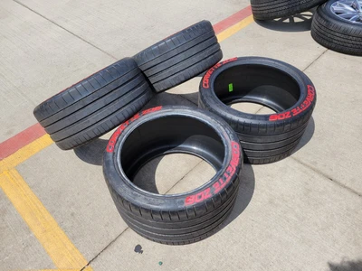 $899 • Buy 275/35/18 + 325/30/19 Michelin Pilot Super Sport X Tires 105Y Corvettte
