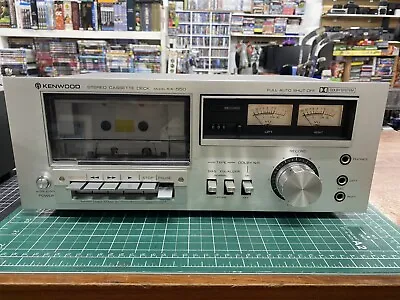 Vintage Kenwood KX-550 Stereo Cassette Deck Silver Face Made In Japan • $90