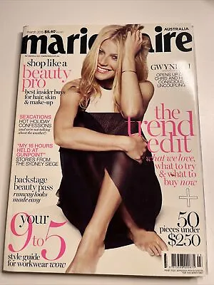 MARIE CLAIRE Magazine Australia - March 2015 - Gwyneth Paltrow • $21