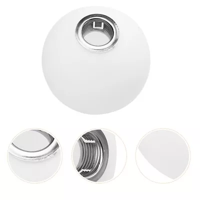 £9.49 • Buy White Glass Lamp Globe Chimney Clear Glass Shade Frosted Glass Chimney