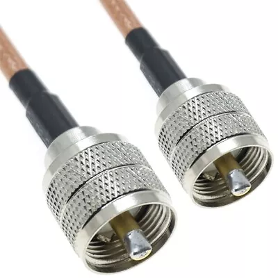 RG400 UHF Male To UHF Male PL259 Crimp Lot Jumper RF Coaxial Coax Coaxial Cable • $64.59