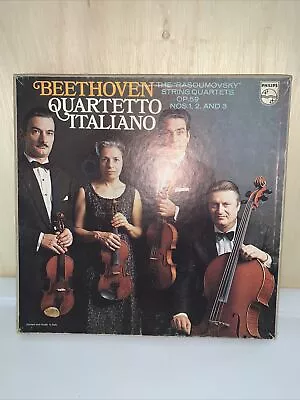 Quartetto Italiano - Beethoven  Rasoumovsky  String Quartets Philips 6998 017 • $8.49