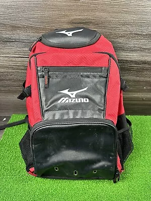 Mizuno Red & Black Backpack Track Sports Or School Bag Or Laptop Bag • $32