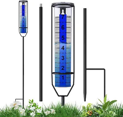 Upgraded Rain Gauge Freeze Proof Rain Gauge Outdoor Best Rated Large Clear Num • $13.95