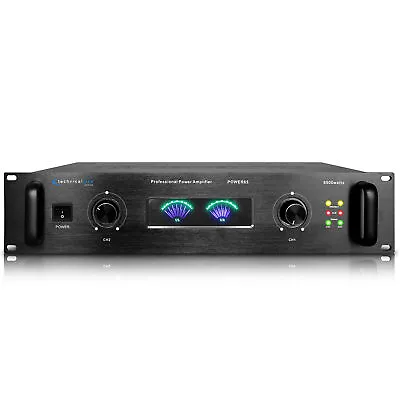 Technical Pro 6000 Watt 2-Channel Stereo Power Amplifier For Home Speaker System • $219.99