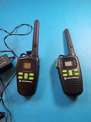 Motorola TALKABOUT MD200R Two Way Radios Set Of 2 Walkie Talkies TESTED • $24.59