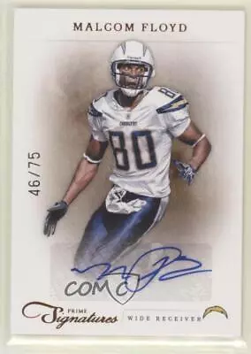 2011 Panini Prime Signatures Bronze Signatures /75 Malcom Floyd #114 Auto • $8.88