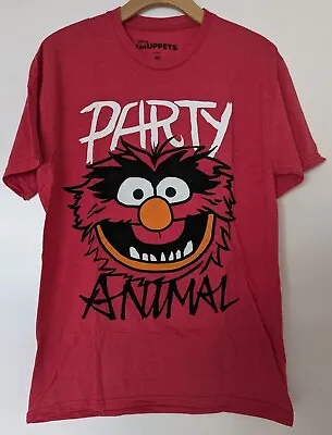 Mens The Muppets Party Animal Graphic Tee T-shirt Officially Licensed • $19.99