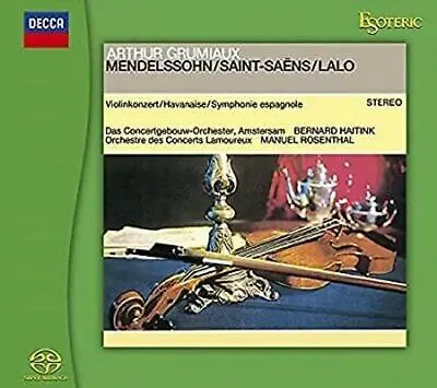 $51.57 • Buy ESOTERIC Arthur Grumiaux Mendelssohn Saint-Saens Lalo SACD Hybrid ESSD-90241