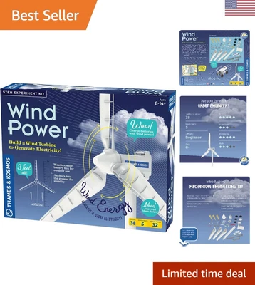 $43.69 • Buy Wind Turbine Kit | Build A 3ft Turbine | Generate Electricity | Weatherproof