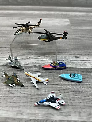 Lot Of 8 Vintage Galoob Micro Machines Military Helicopter Fighter Jet Damaged • $14.17