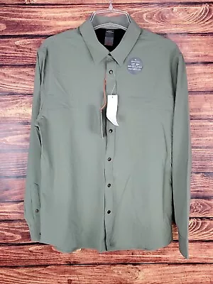 Quiksilver Men's Salt Water Explorer Long Sleeve Shirt UPF30+  Sz S • $39.99