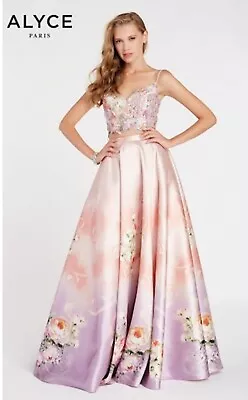 Alyce Paris Designs Prom Pageant Dress Size 0 NWT • $30