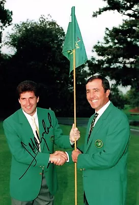 £99.99 • Buy Jose Maria OLAZABAL SIGNED Autograph Photo A AFTAL COA With Seve Ballesteros