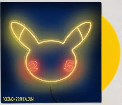 POKEMON 25: The Album (SEALED) Yellow Vinyl LP Katy Perry Lil Yachty Post Malone • $14.95