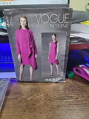 NEW/UNCUT Vogue R10977 Tom & Linda Platt Designer Dress Pattern (Sizes 16-24) • $8