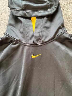 Vintage Y2K Nike Center Swoosh Sweatshirt Black Size Men's L • $26