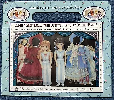 MagiCloth Paper Dolls—Little Women Jo & Beth 1998 Never Used • $10