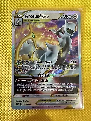 Arceus VSTAR - Brilliant Stars 123/172 - Pack Fresh Pokemon Card • £0.99