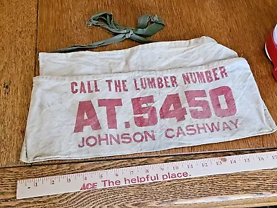 Vintage Johnson Cashway Nail Apron Council Bluffs IA • $15