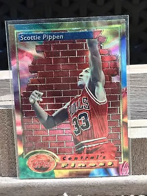 93-94 Topps Finest Scottie Pippen Refractor #105 Mint. • $25