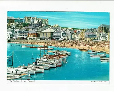 CORNWALL POSTCARD COLOUR PHOTO BY J. HINDE No.2DC123 OF ST.IVES. • $2.55