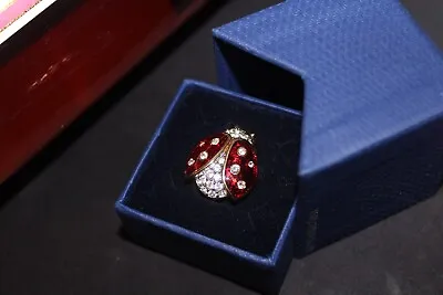 SWAROVSKI Ladybird Pin (vintage Jewellery)  • £65