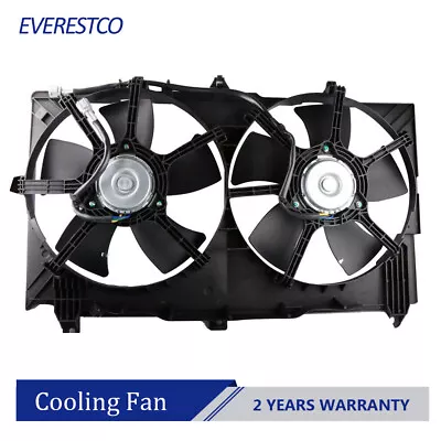 Dual Radiator Cooling Fan Assembly For 03-06 Nissan 350Z 03-07 Infiniti G35 3.5L • $77.99