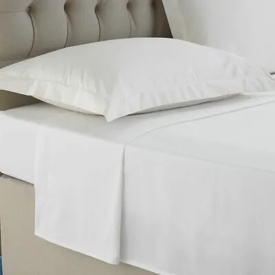 Hotel Quality Premium Pillowcases 200 Thread Count Soft 100% Cotton Pillow Cases • £6.29