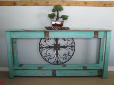 Rustic Wooden 60'' Sofa Table • $299