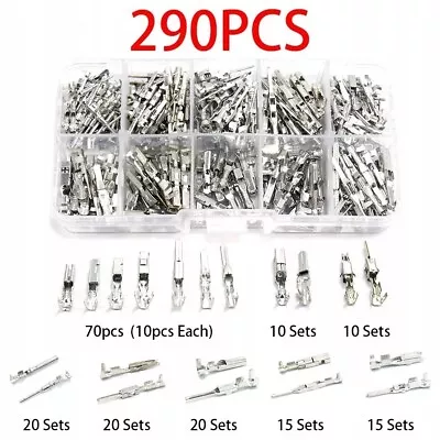 290Pcs Automotive Connector 1.0/1.5/2.2/2.8 Mm  Electrical Car Terminals • $19.52