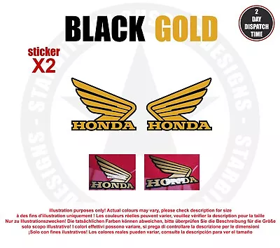 Honda Fairing Wing Petrol Tank Decal Wings Stickers PAIR FAST DISPATCH A • £8