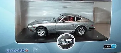 Rare Oxford Diecasts Datsun 240z In Metallic Silver All Sold Out 1:43 Mb • £29.95