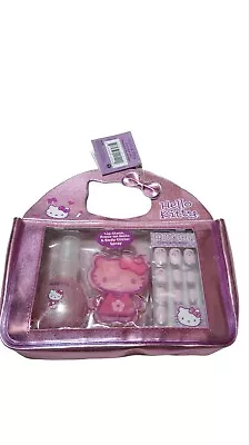 Hello Kitty Makeup Kit 2005 Vintage Glitter Spray Nails Lip Gloss Pink Adorable • $20.19