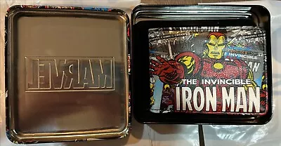 Marvel Invincible Iron Man Men's Bi-fold Wallet NEW In Collector's Edition Tin • $17.99