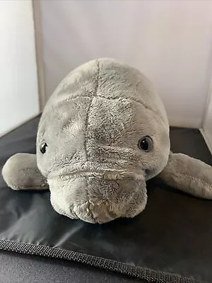 Manatee THEA 1998 VTG Wishpets Gray 17” Ocean Sea Cow Plush Stuffed Animal AM • $15.99