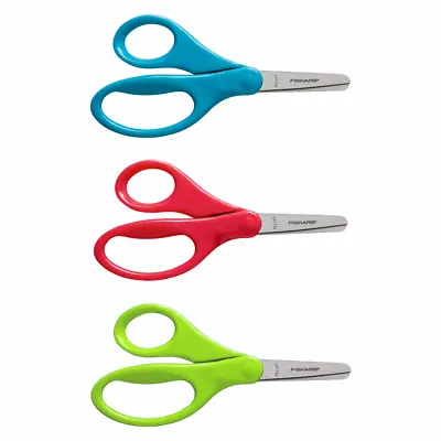£4.05 • Buy Fiskars Childrens Scissors Anti Microbial Blunt Universal Scissors 13cm 6 Years+