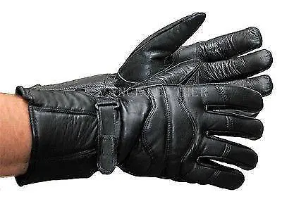 Motorcycle Gloves VL400 Vance Leather Insulated Lambskin Winter Gauntlet! • $18.95