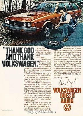 $6.84 • Buy 1978 Volkswagen VW Dasher Wagon - Original Advertisement Print Art Car Ad H89